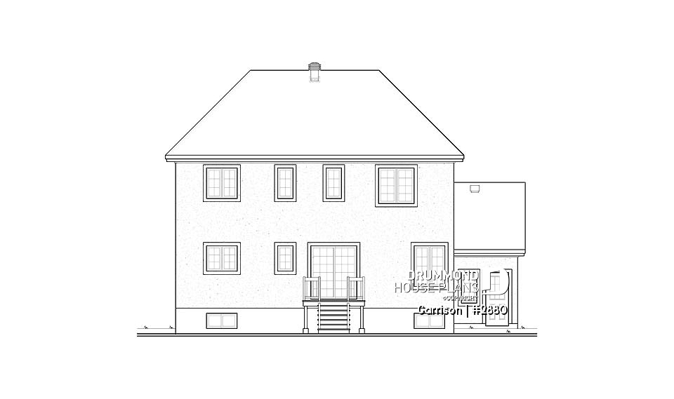 rear elevation - Garrison