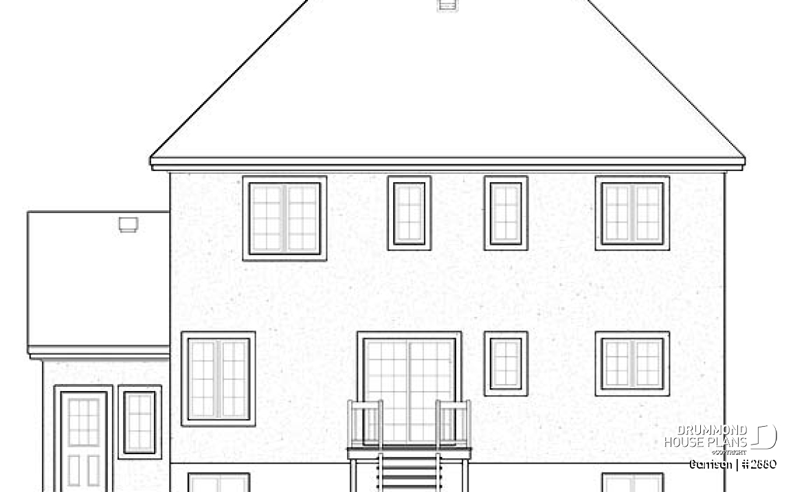 rear elevation - Garrison