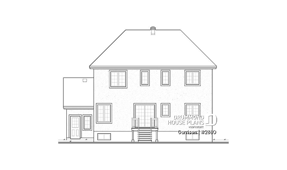 rear elevation - Garrison