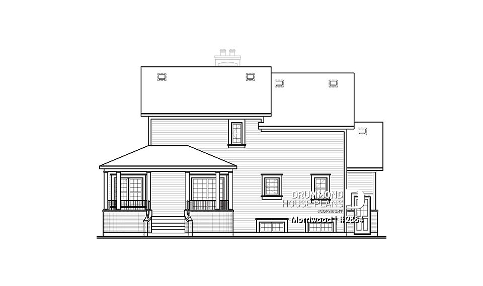 rear elevation - Merriwood