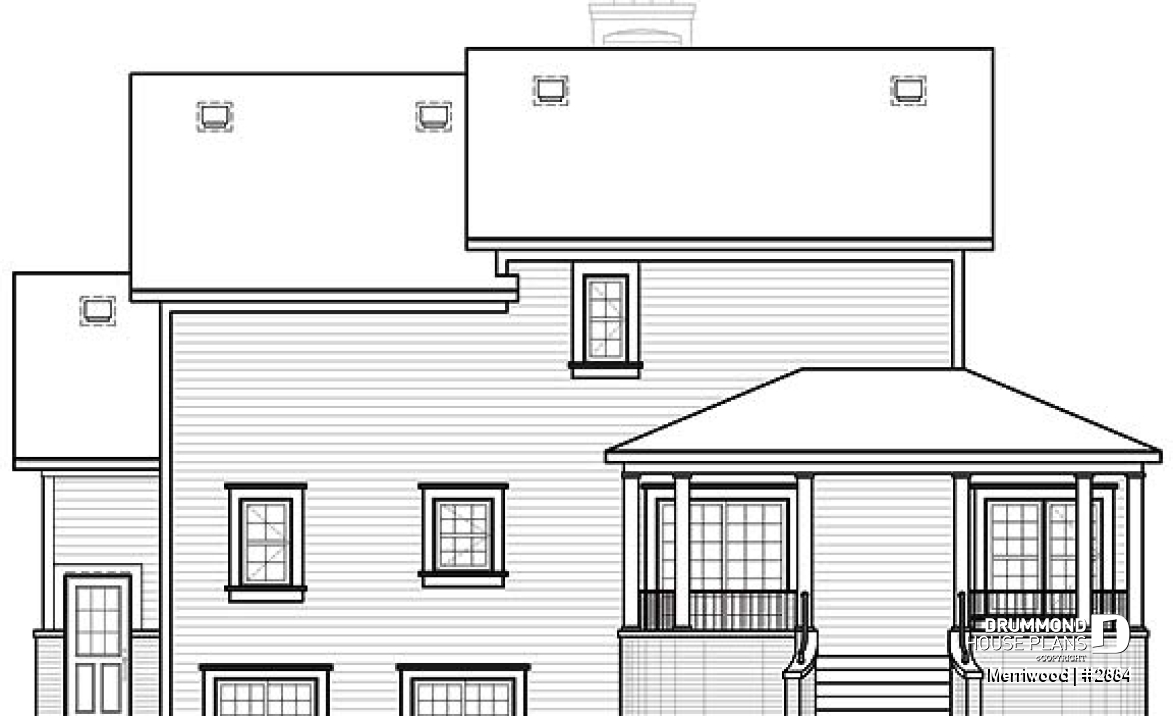 rear elevation - Merriwood