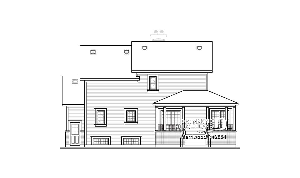 rear elevation - Merriwood