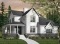 Color version 1 - Front - 4 bedroom Farmhouse home plan, master suite, 2 covered porches, 9' ceiling on main level, 2 fireplaces - Merriwood 3