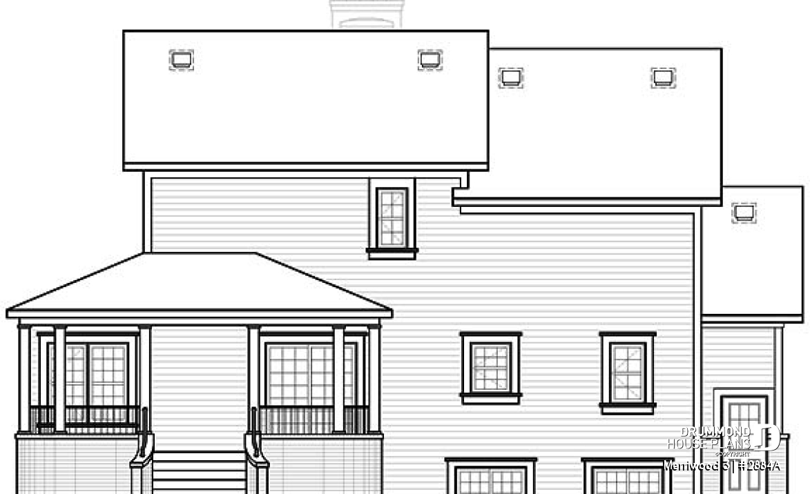 rear elevation - Merriwood 3