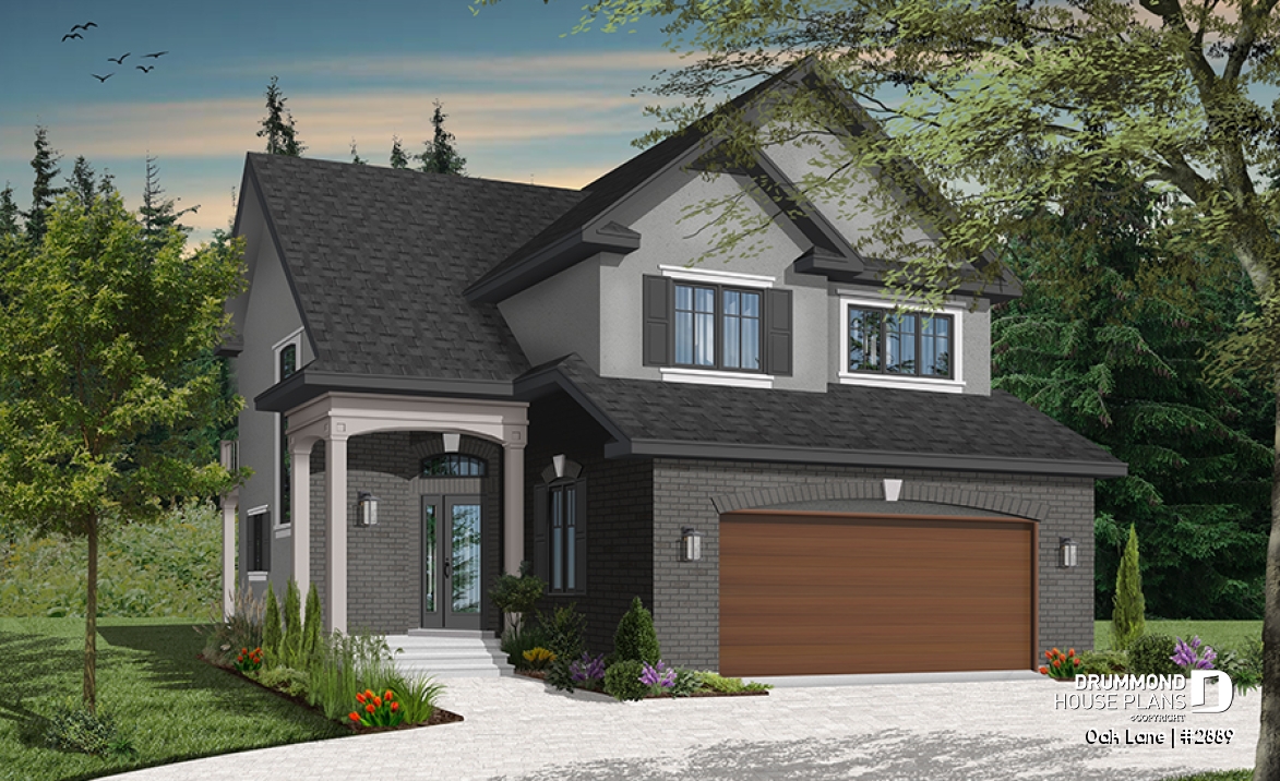 Color version 1 - Front - Oak Lane
