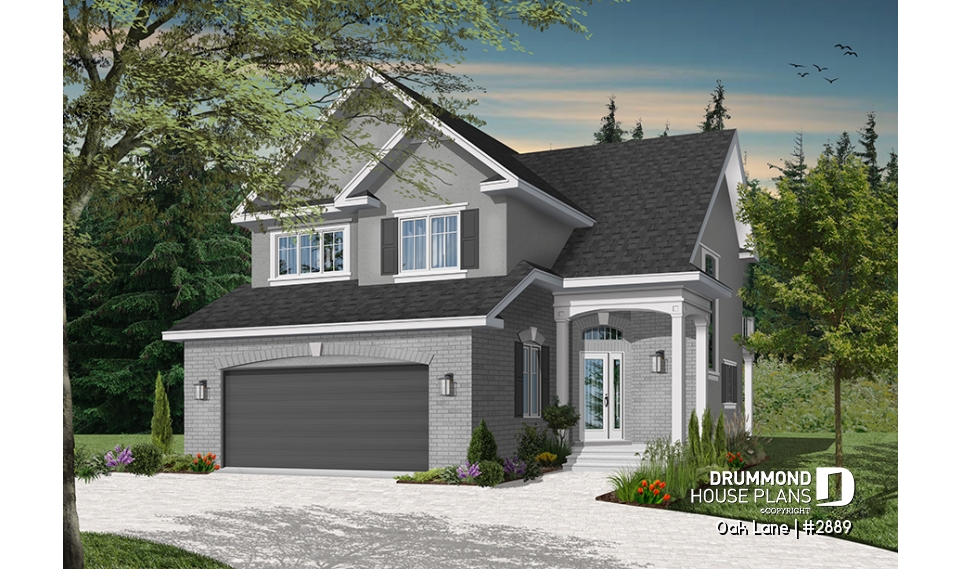 Color version 2 - Front - Oak Lane