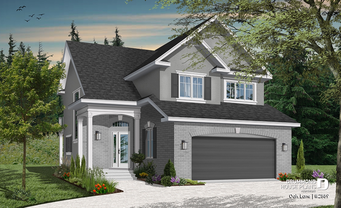 Color version 2 - Front - Oak Lane