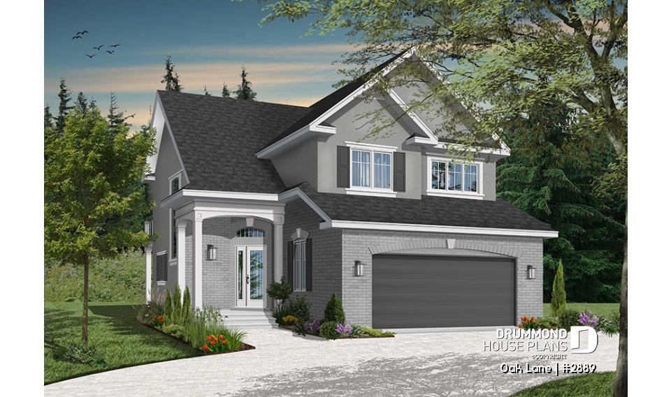 Color version 2 - Front - Oak Lane