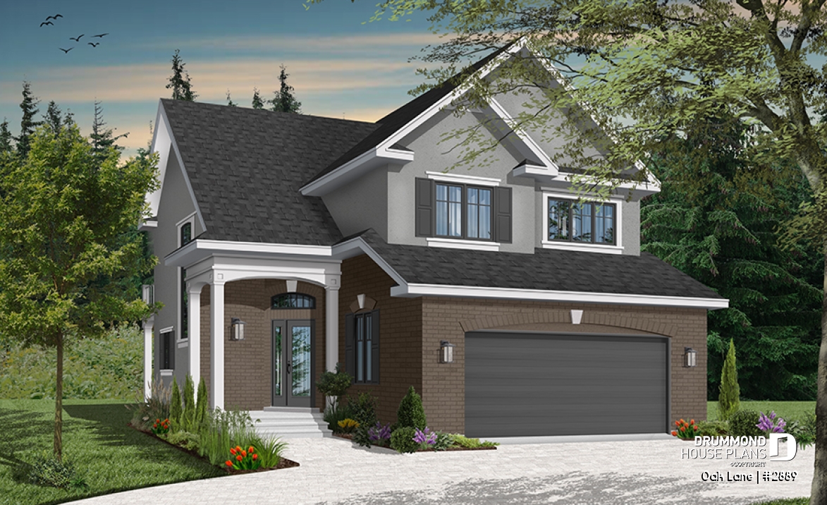 Color version 8 - Front - Oak Lane