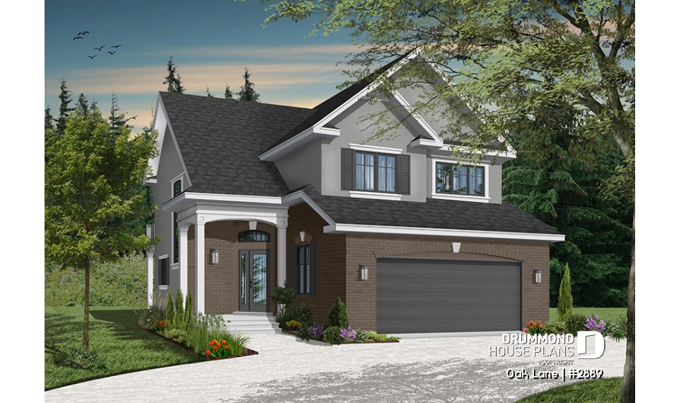 Color version 8 - Front - Oak Lane