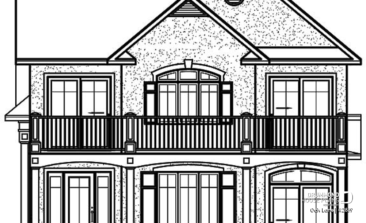rear elevation - Oak Lane
