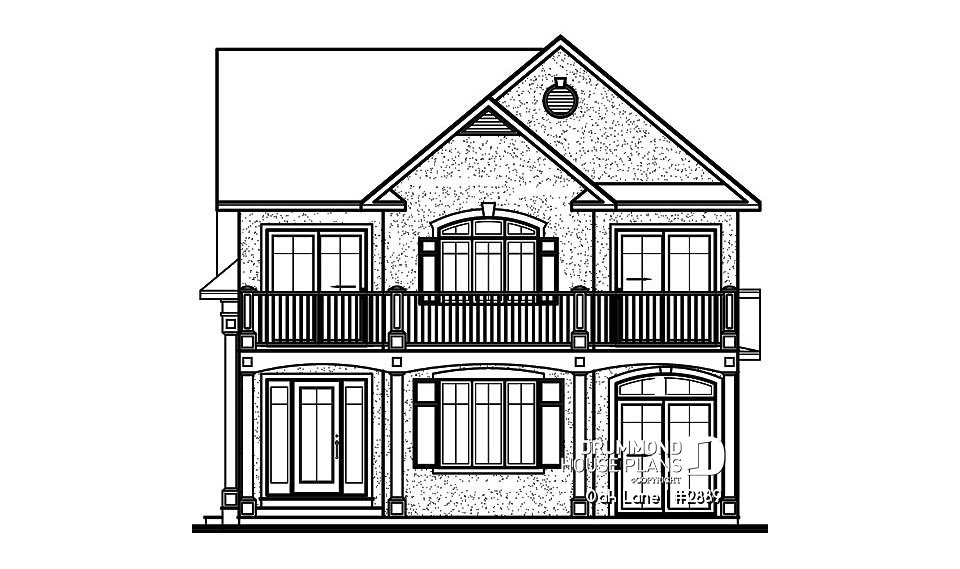 rear elevation - Oak Lane