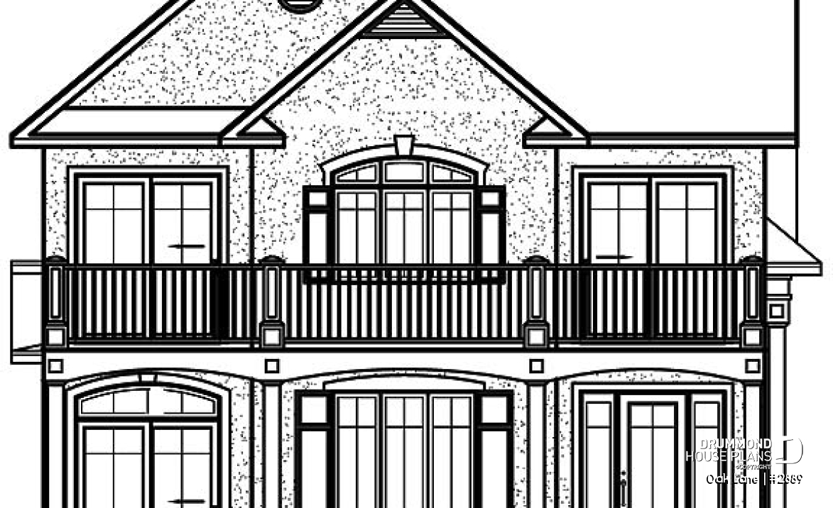 rear elevation - Oak Lane