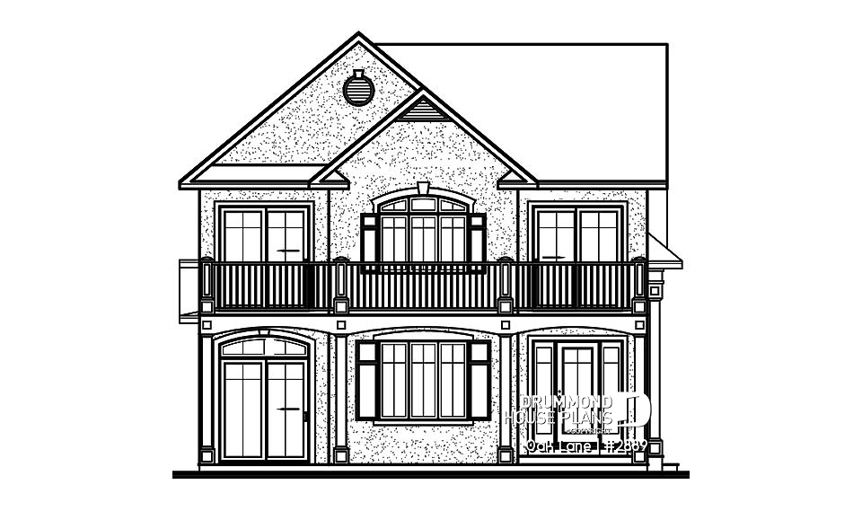 rear elevation - Oak Lane