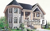 front - BASE MODEL - European 2 storey home with 4 bedrooms , including XL master suite - Rockingham