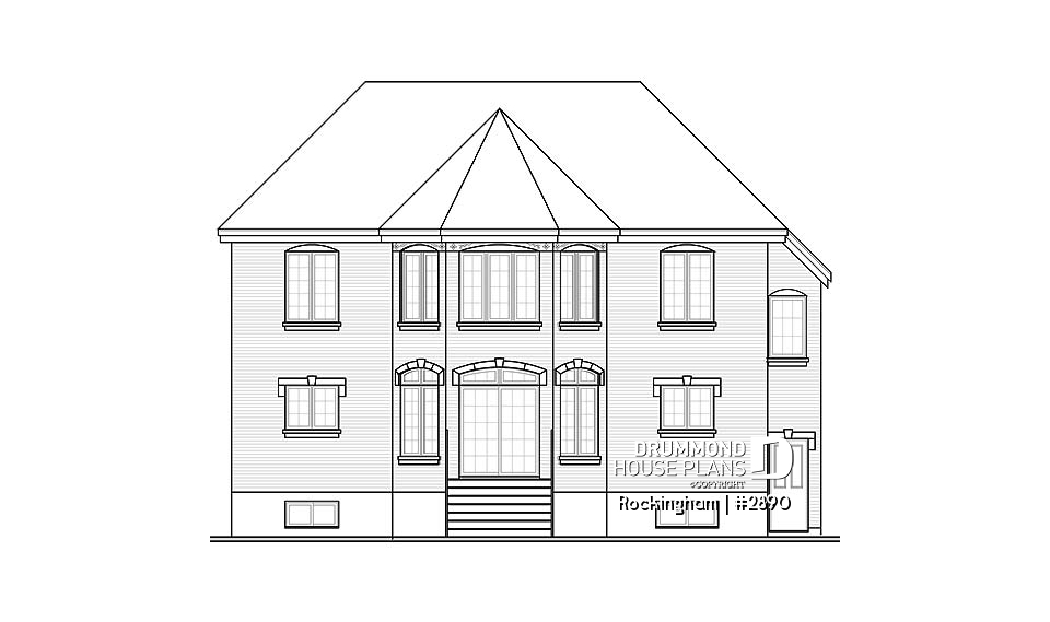 rear elevation - Rockingham