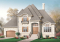 front - BASE MODEL - Home with x-large family room & fireplace, home office, great master suite, cathedral ceiling, 2-car garage - The Wentworth