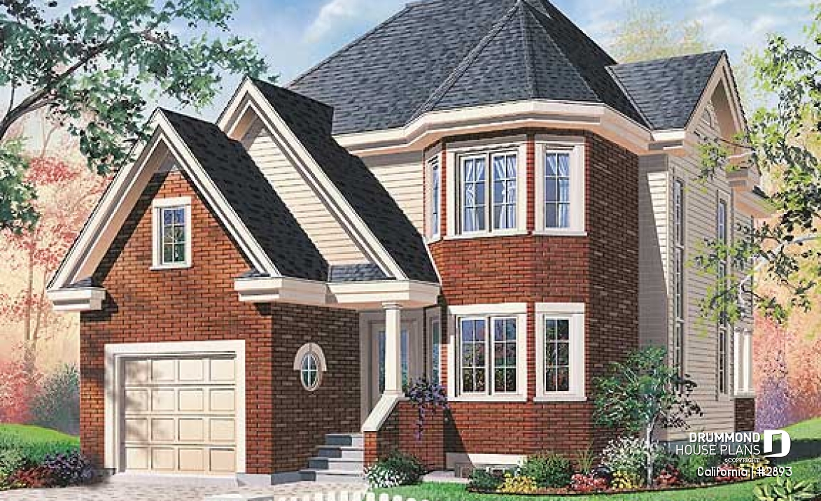 front - BASE MODEL - Floor plan including a small home gym, home office, cathedral ceiling, and more! - California