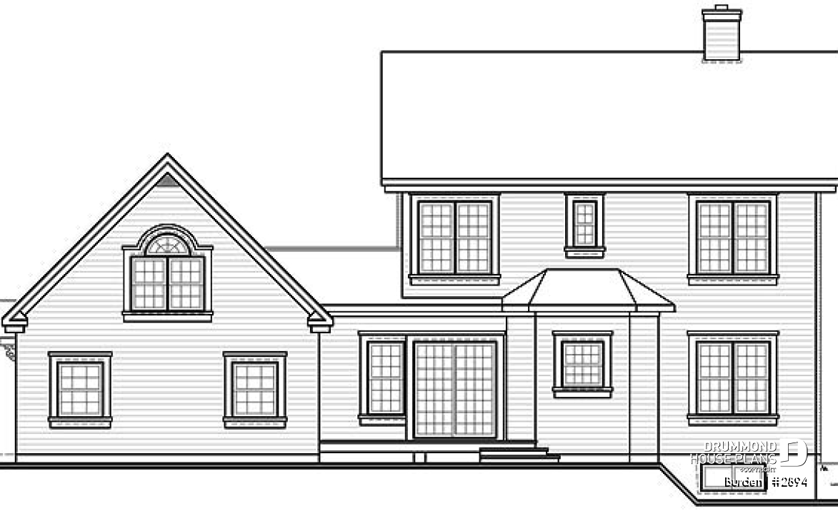 rear elevation - Burden