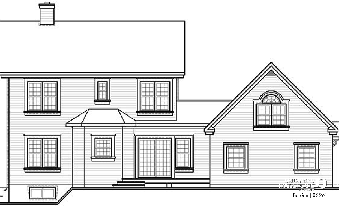 rear elevation - Burden