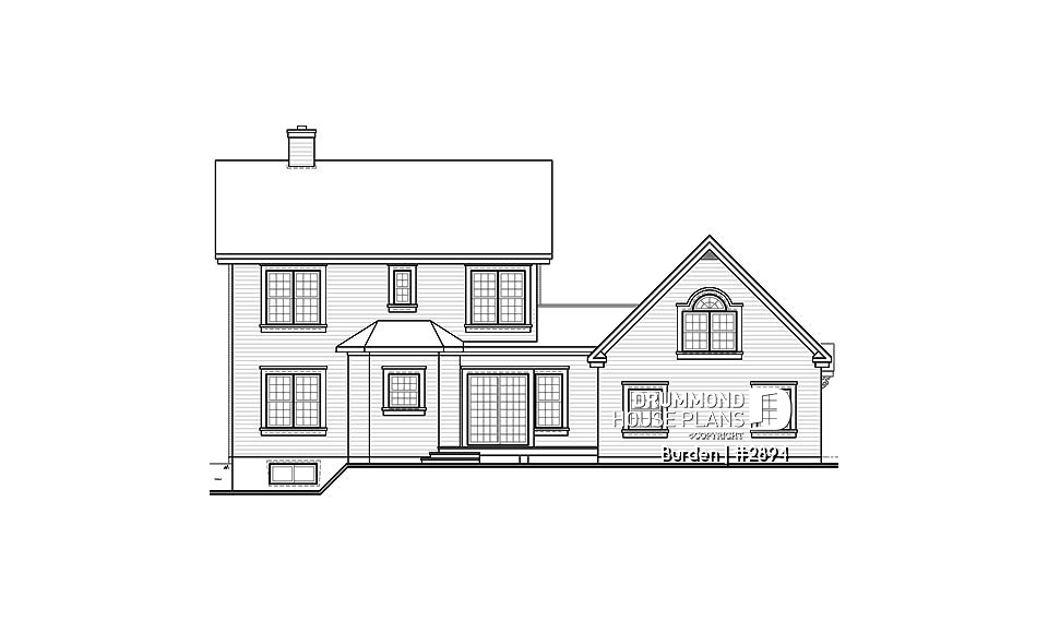 rear elevation - Burden