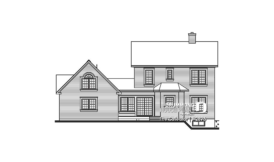 rear elevation - The Collector