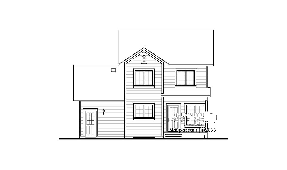 rear elevation - Maupassant