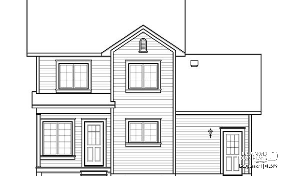 rear elevation - Maupassant