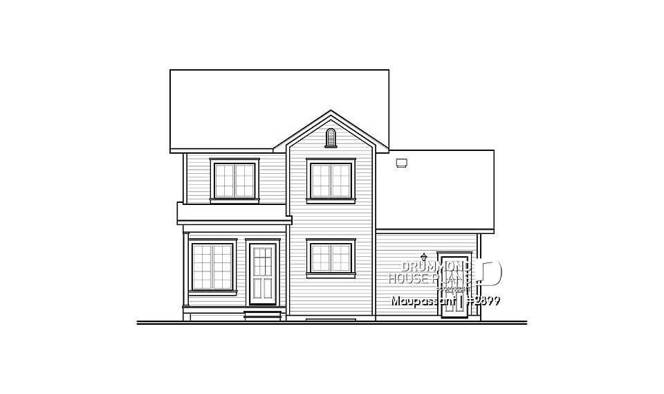 rear elevation - Maupassant