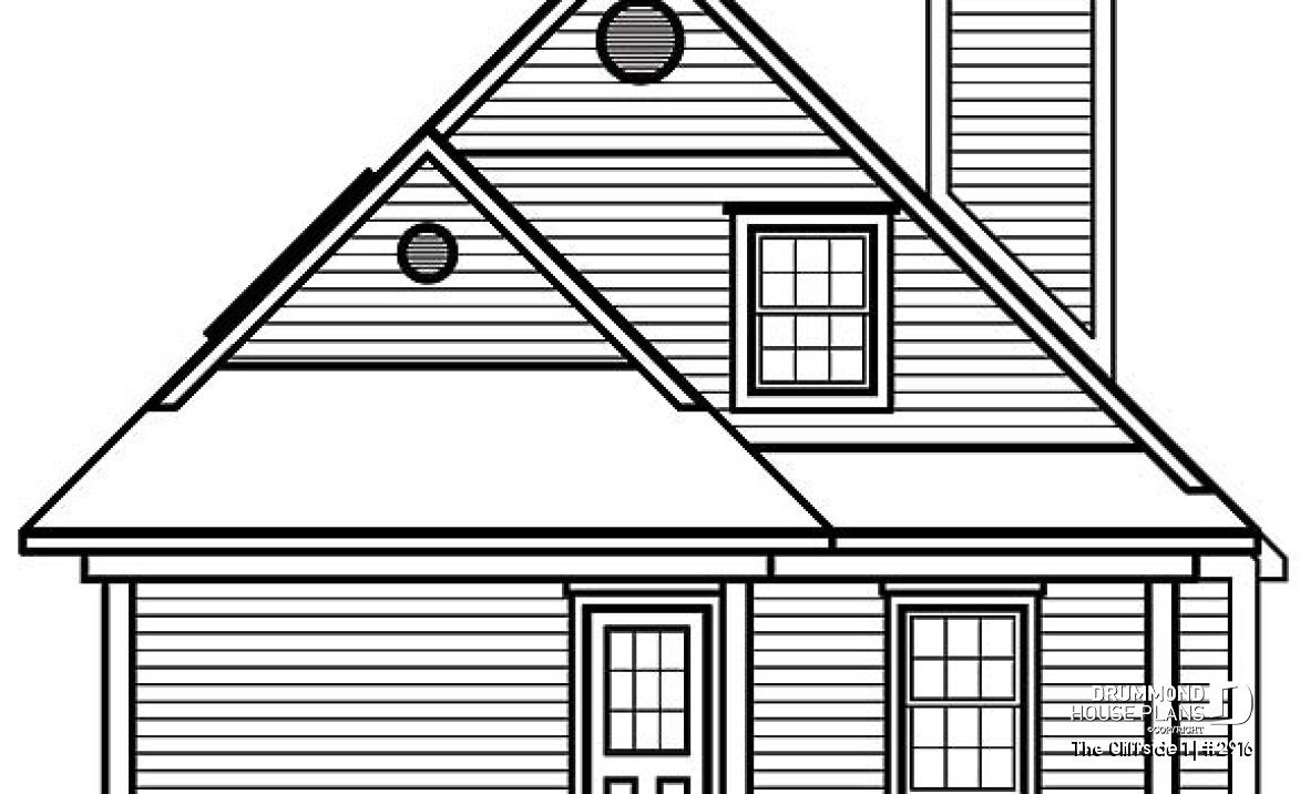 front elevation - The Cliffside 1