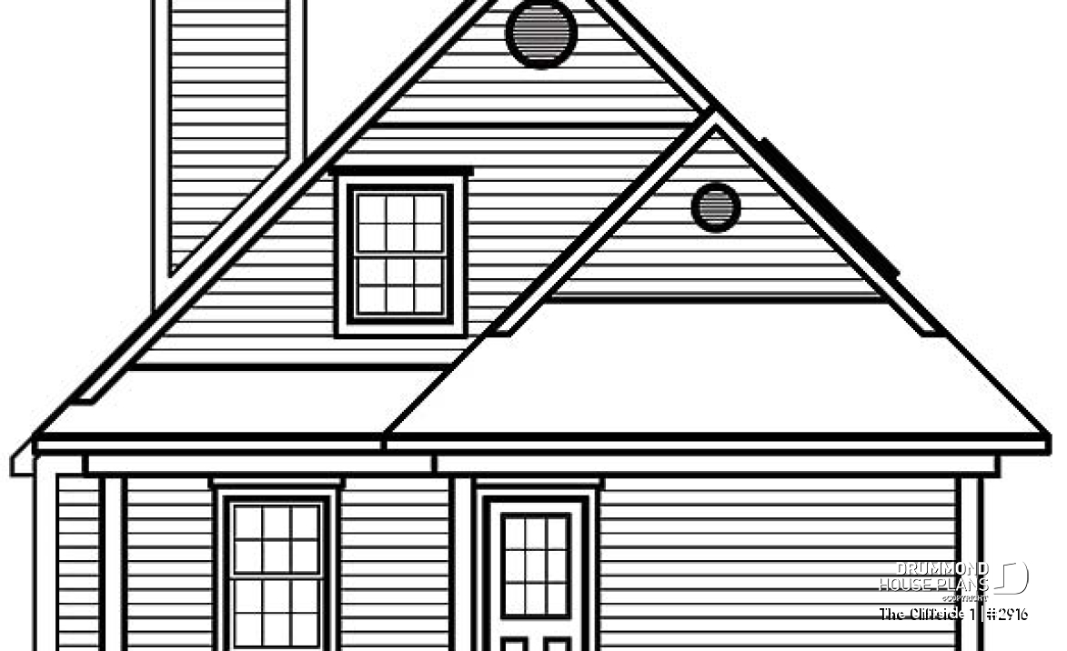 front elevation - The Cliffside 1