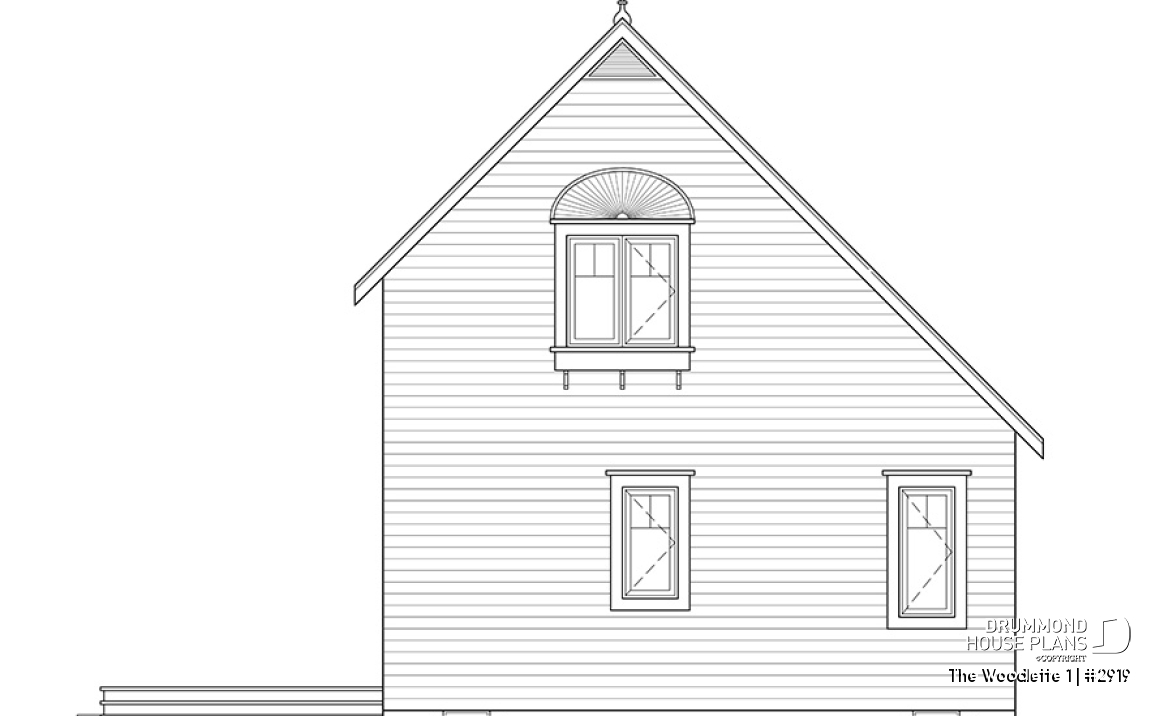 Rear view - BASE MODEL - The Woodlette 1