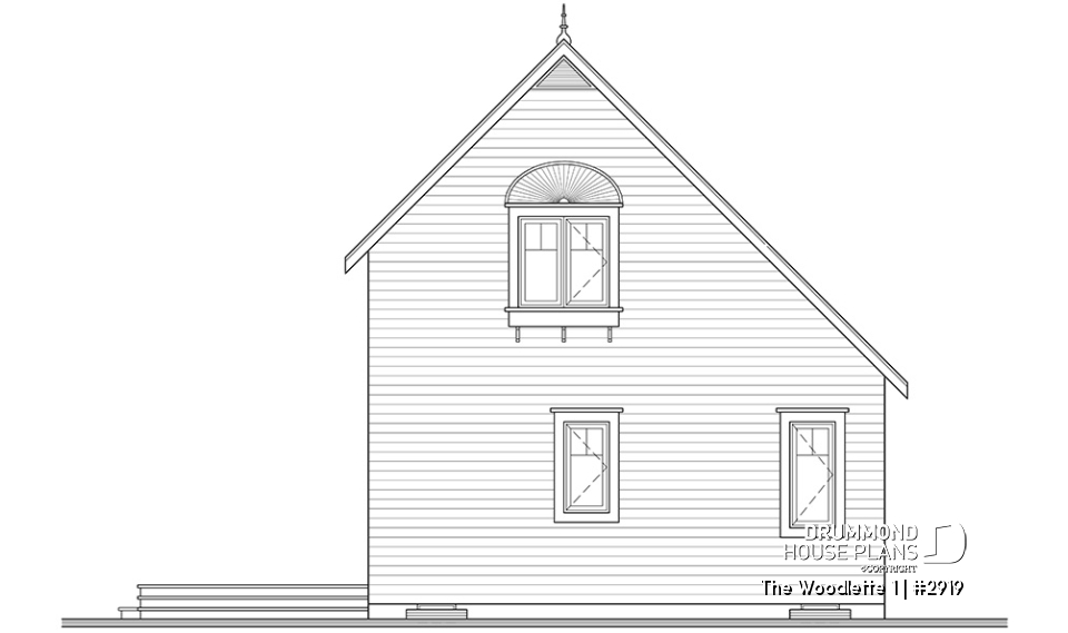 Rear view - BASE MODEL - The Woodlette 1