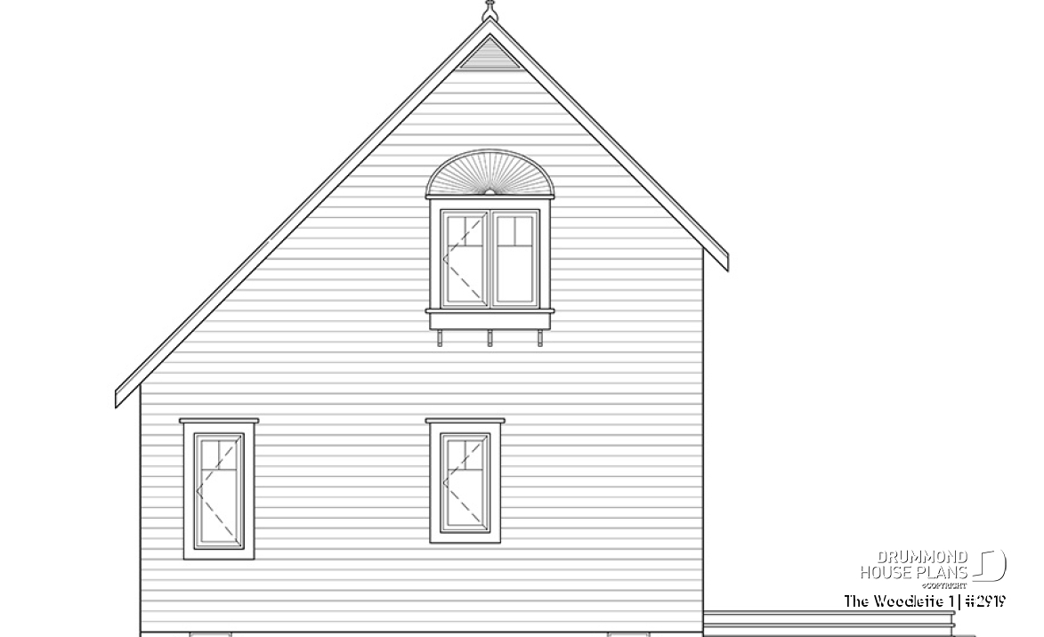 Rear view - BASE MODEL - The Woodlette 1