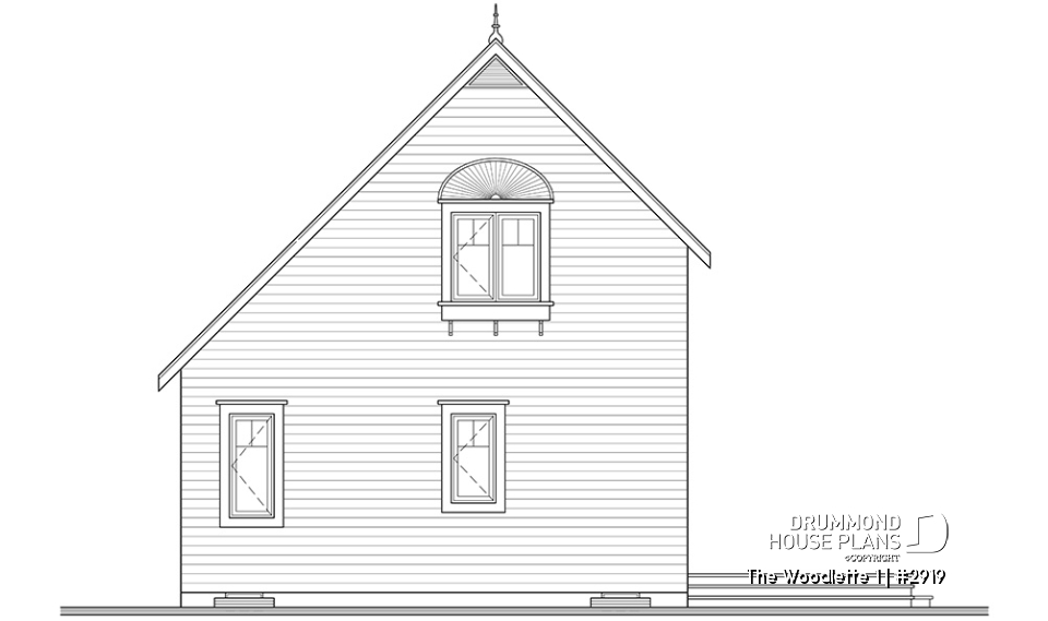 Rear view - BASE MODEL - The Woodlette 1