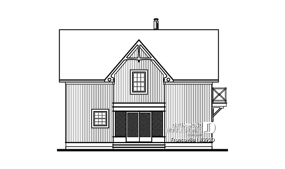 rear elevation - Francavilla