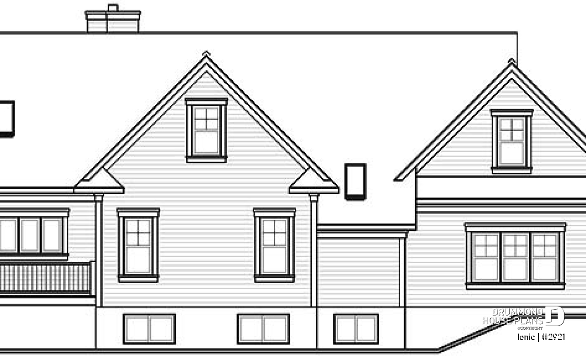 rear elevation - Ionic