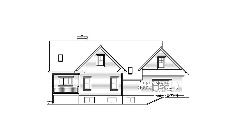 rear elevation - Ionic