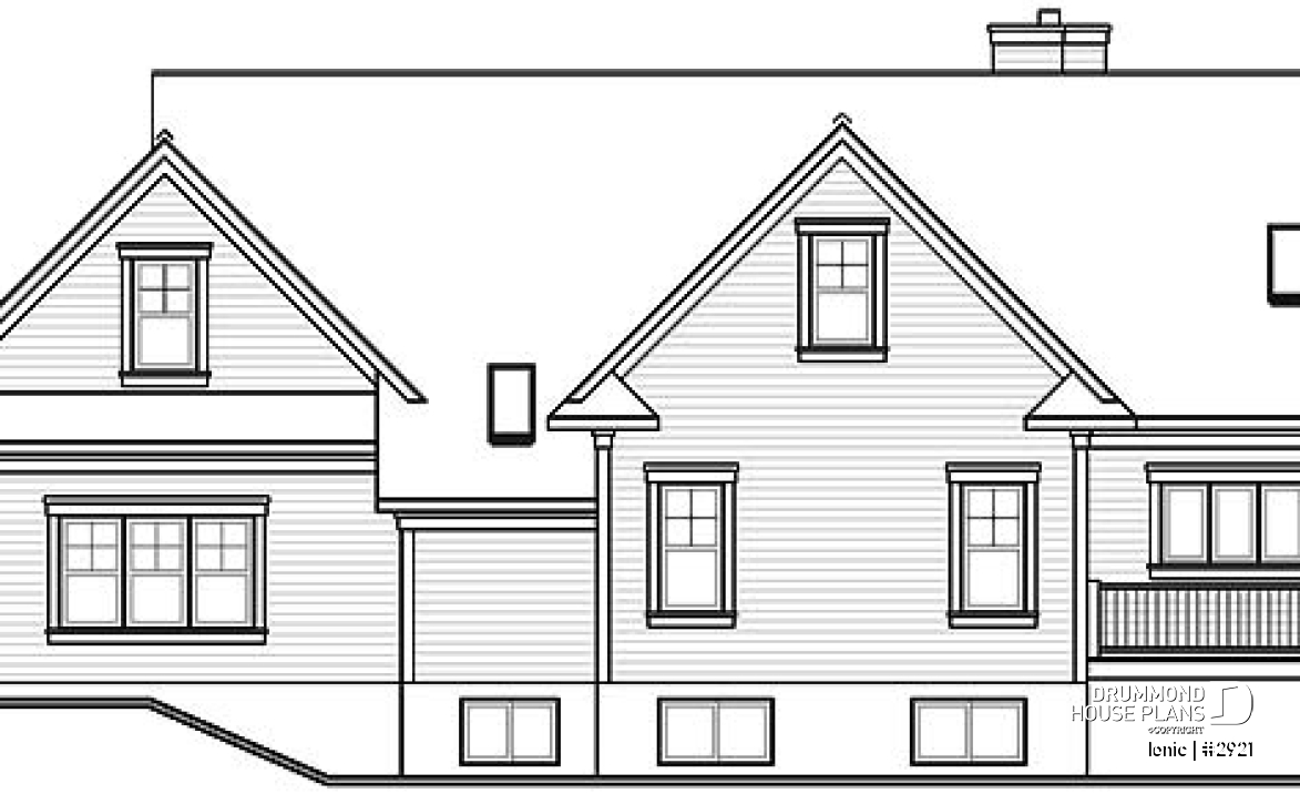 rear elevation - Ionic