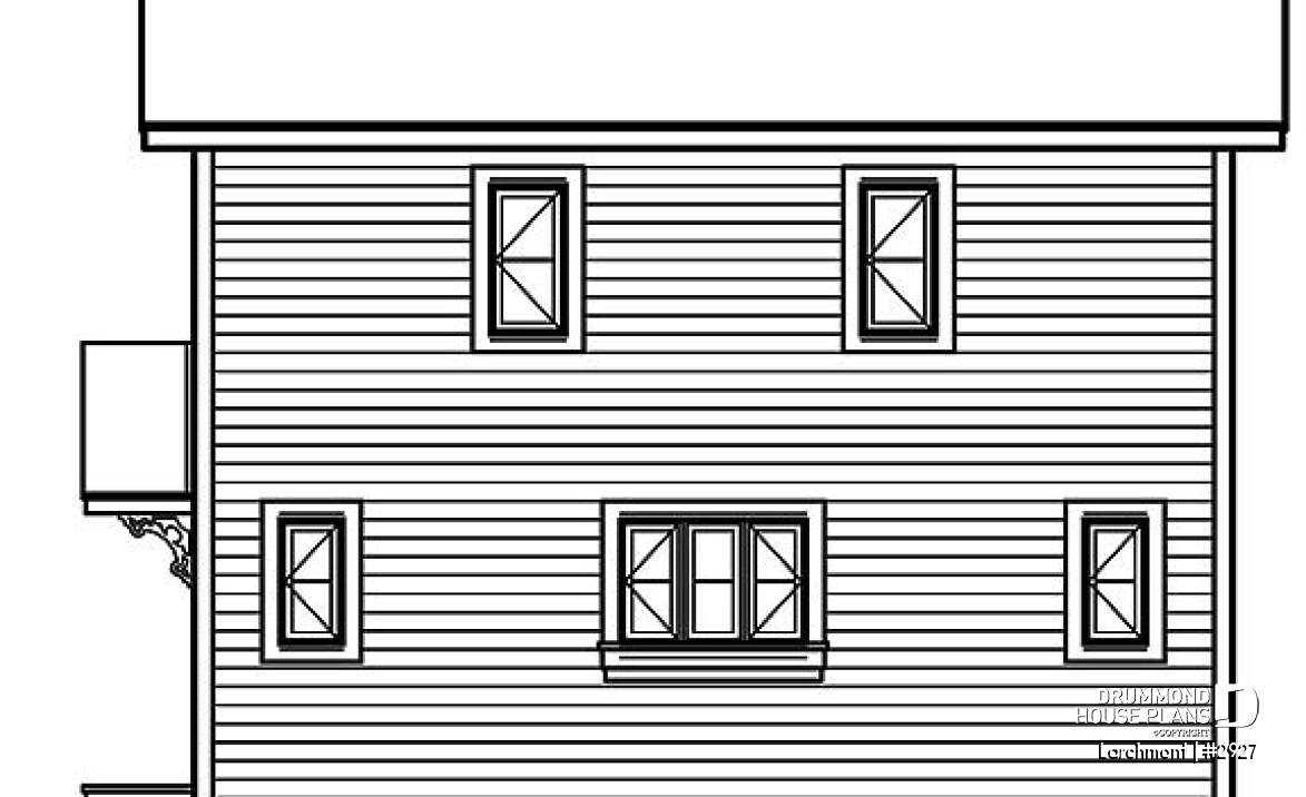 rear elevation - Larchmont