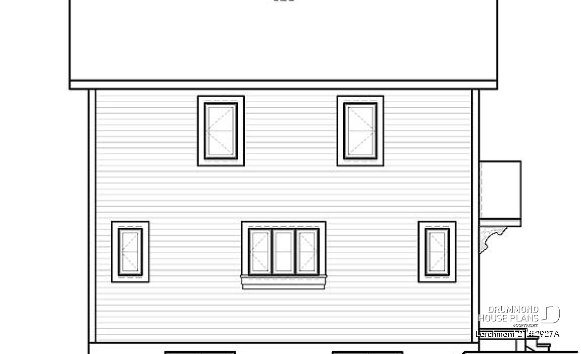 rear elevation - Larchmont 2