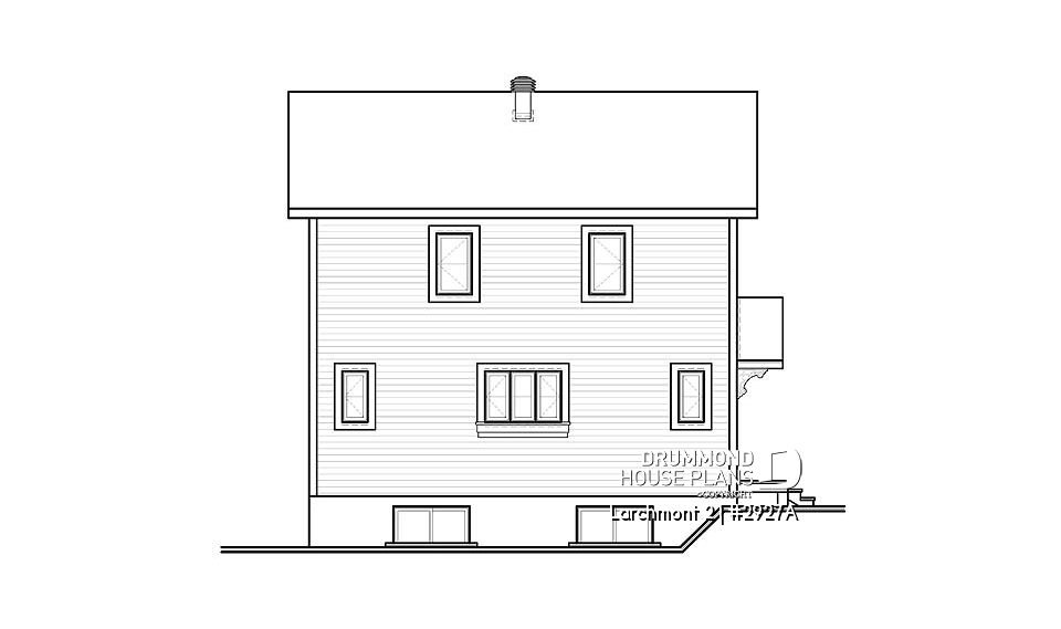 rear elevation - Larchmont 2