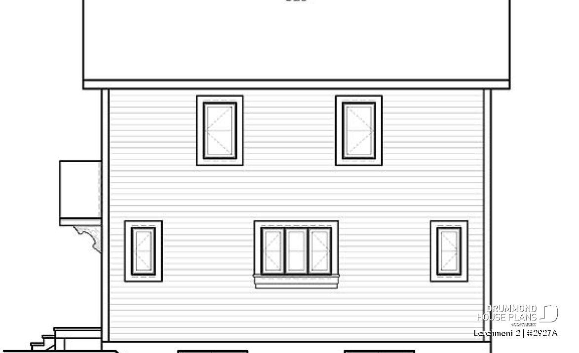 rear elevation - Larchmont 2