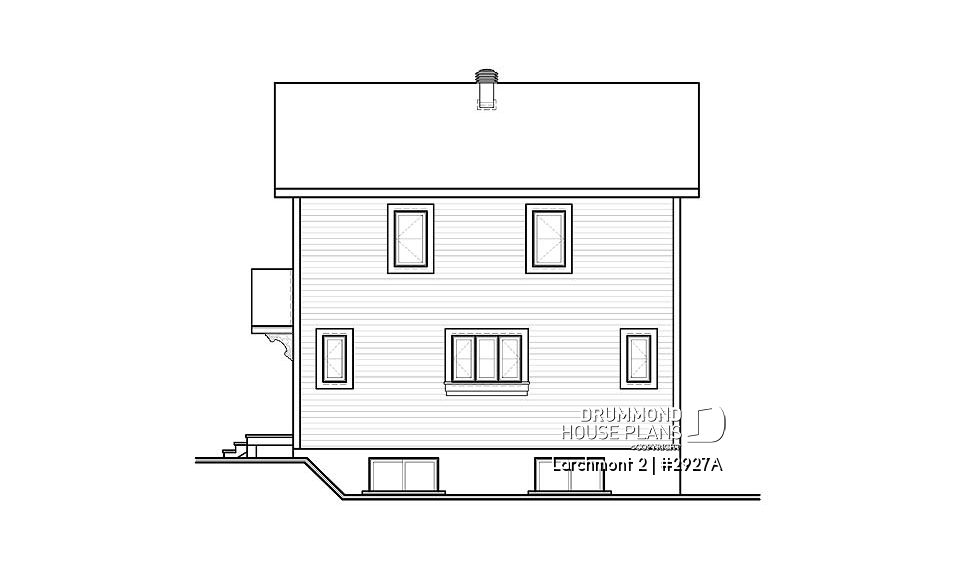 rear elevation - Larchmont 2