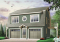 front - BASE MODEL - Large 2-car garage plan with a 2 bedroom apartment on second floor and 2 private balconies - The Hillock 2