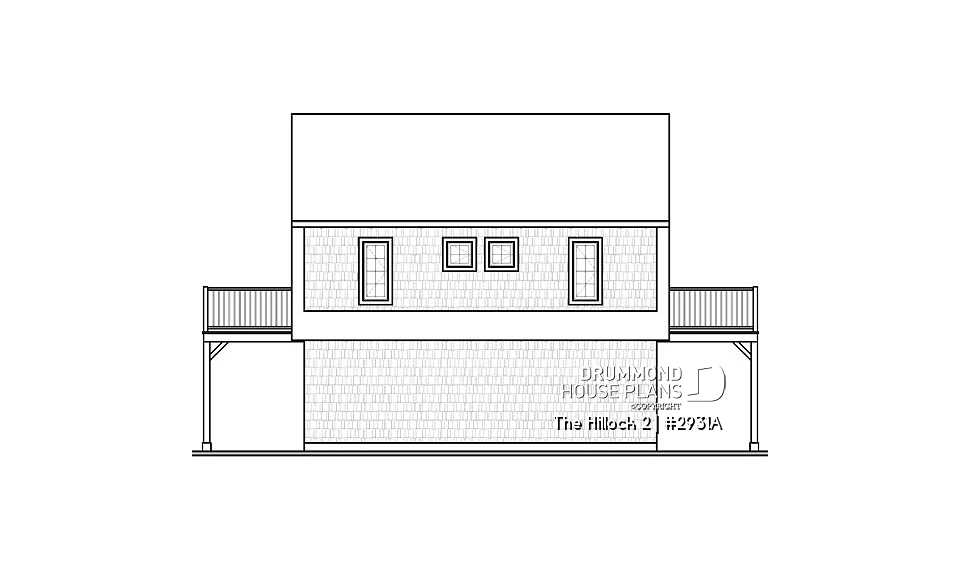 rear elevation - The Hillock 2