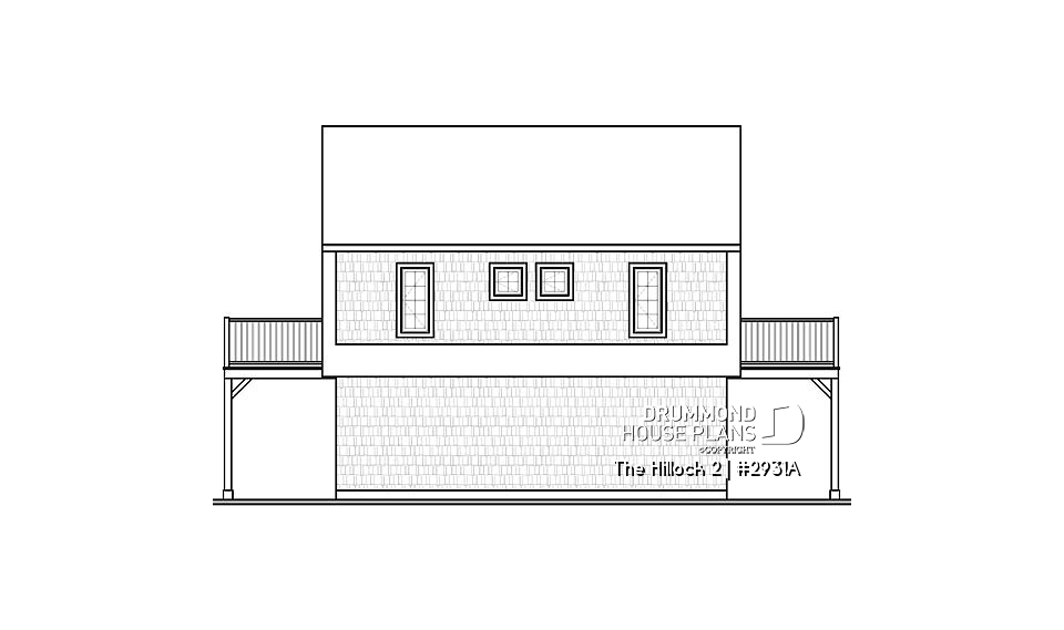 rear elevation - The Hillock 2