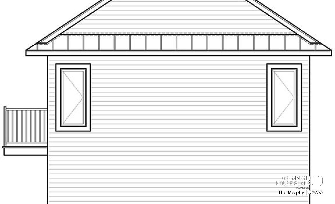 rear elevation - The Murphy