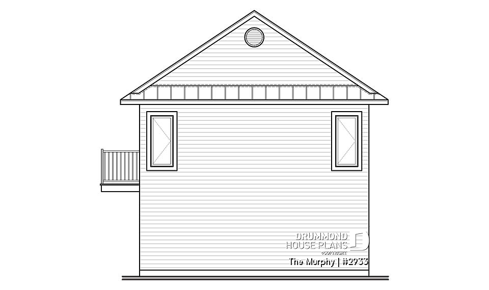 rear elevation - The Murphy