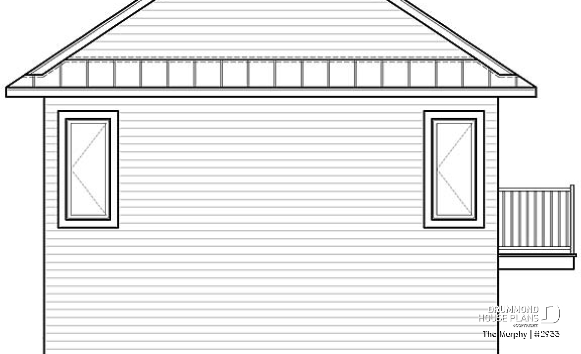 rear elevation - The Murphy